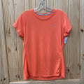 WOMENS NIKE SHIRT ORANGE/GREY M