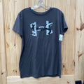 UNDER AMROUR DK GREY/BLK SHIRT L