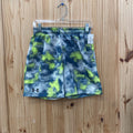 BOYS UNDER ARMOUR HSORTS NEON YELLOW/DK TEAL/WHITE YLG 12