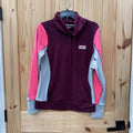 WOMENS VS PINK PULLOVER PLUM/HOT PINK/LT GREY M