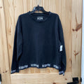WOMENS VIICTORIA SPORT BLK/WHITE LS SHIRT L