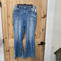 WOMENS M JEANS LT DENIM FLARE 12