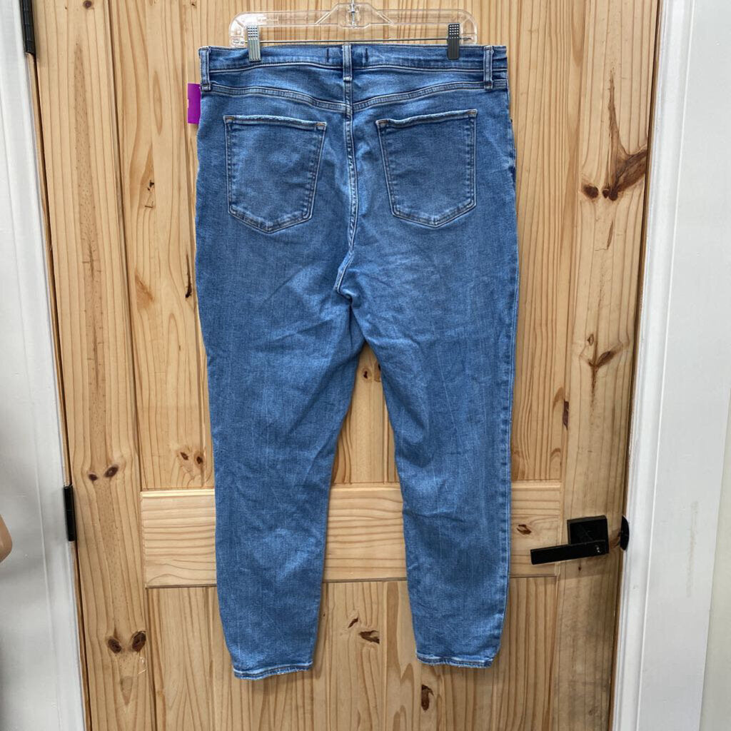 WOMENS ABERCROMBIE & FITCH DENIM JEANS 16L