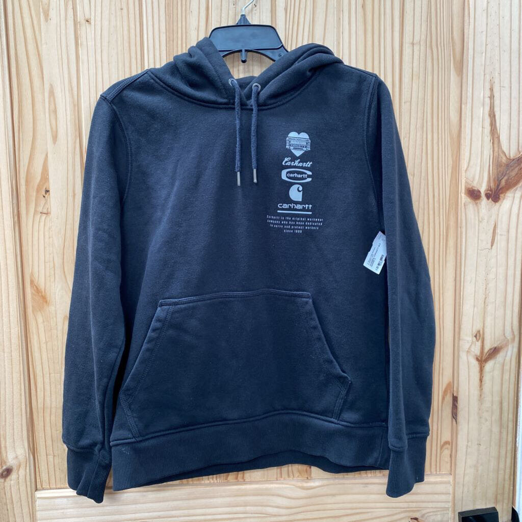 WOMENS CARHARTT BLK HOODIE S