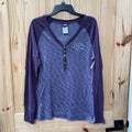 WOMENS HARLEY DAVIDSON LS PURPLE SHIRT XL