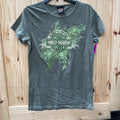 WOMENS HARLEY DAVIDSON OLIVE GREEN/LIME GREEN/TAUPE SHIRT 2XL