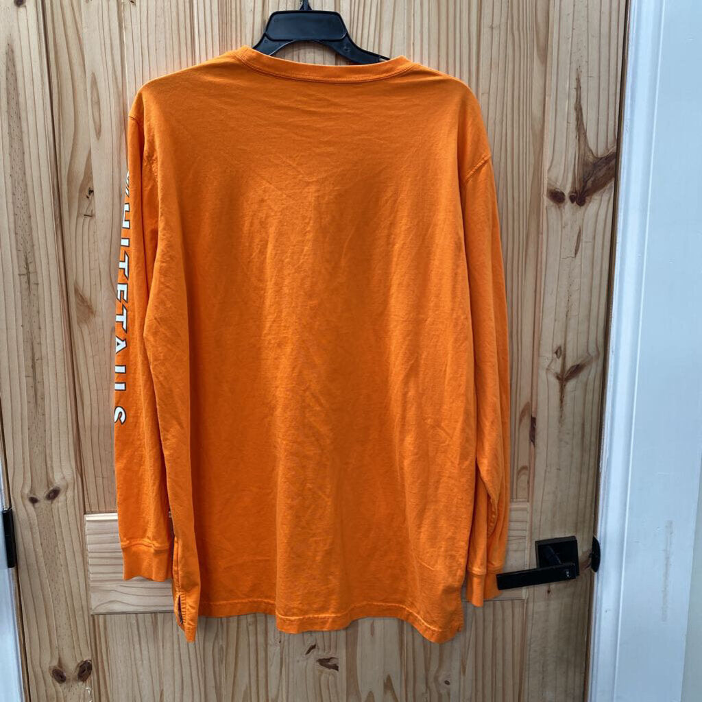 MENS LEGENDARY WHITETAILS LS ORANGE SHIRT XLT