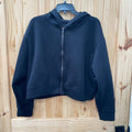 WOMENS A NEW DAY BLK CROP TOP JACKET XL