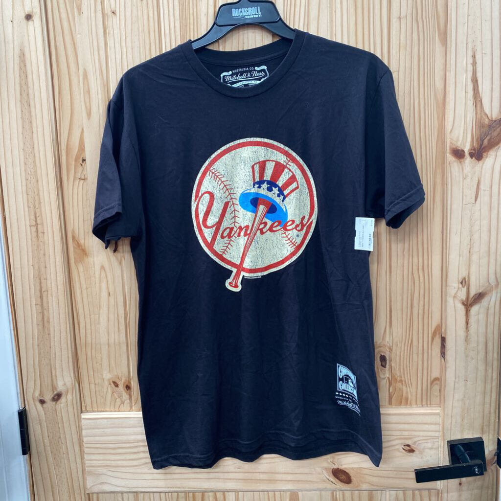 MENS YANKEES BLK SHIRT L