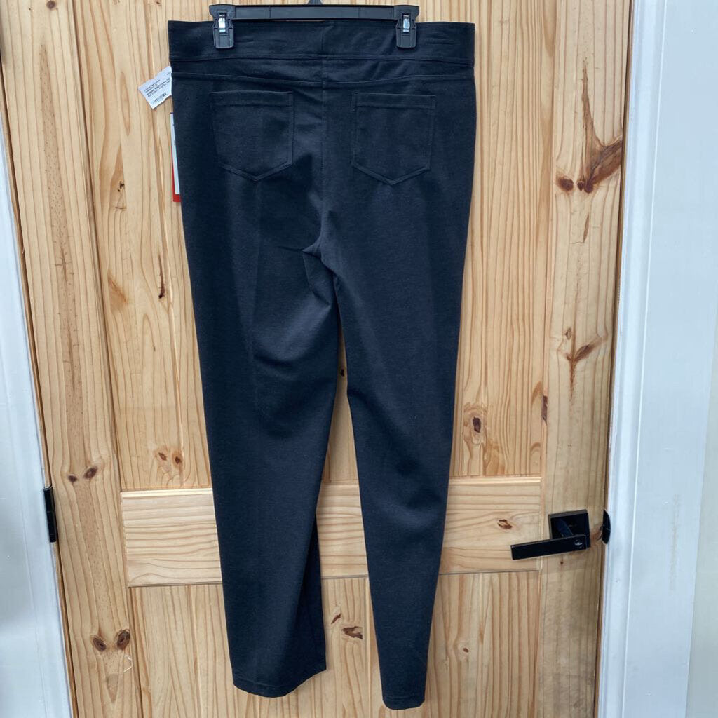 WOMENS REBECCA MALONE BLK CASUAL PANTS L NWT