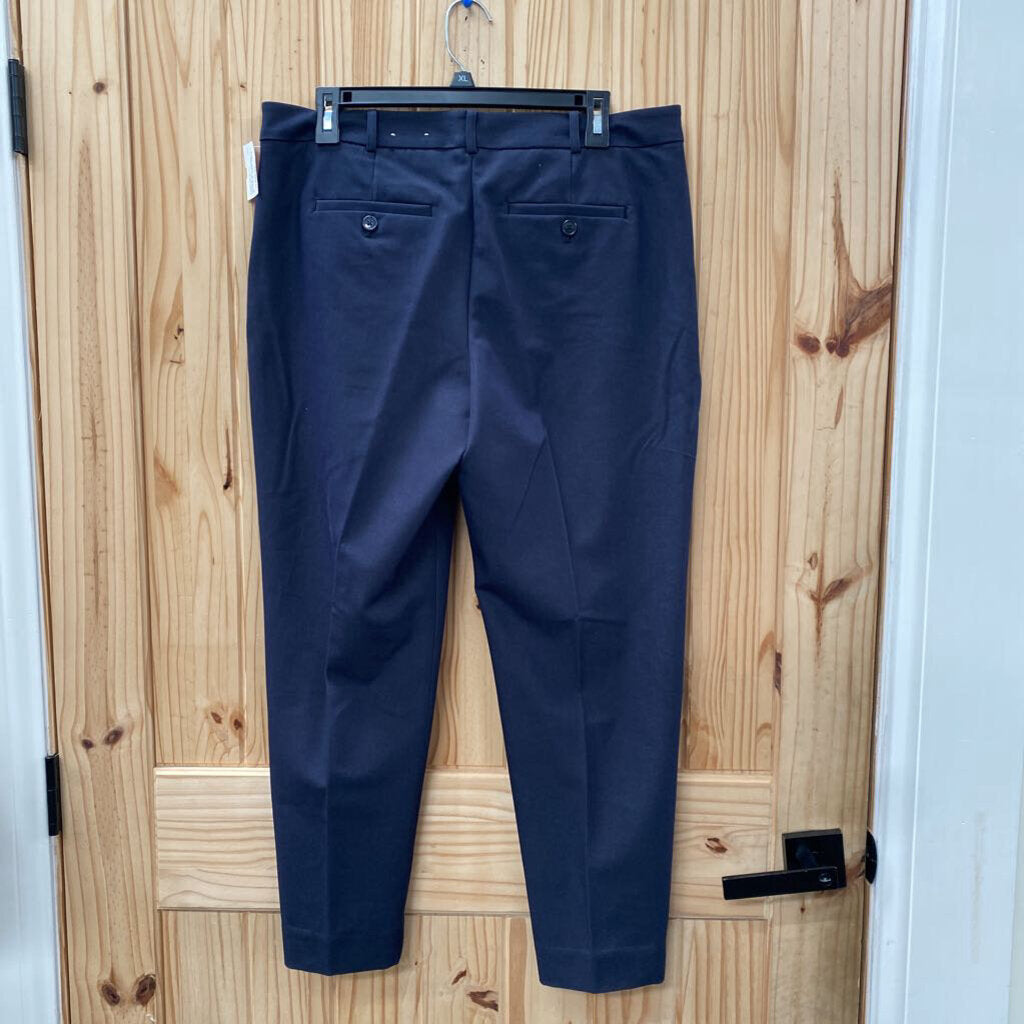 WOMENS LIZ CLAIBORNE NAVY BLUE CASUAL PANTS 10