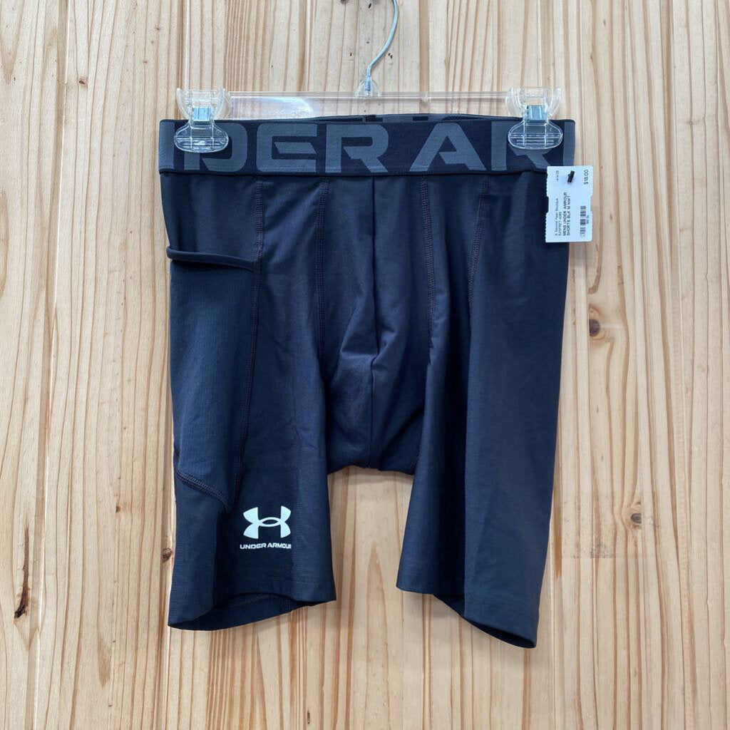 MENS UNDER AMROUR SHORTS BLK M NWT
