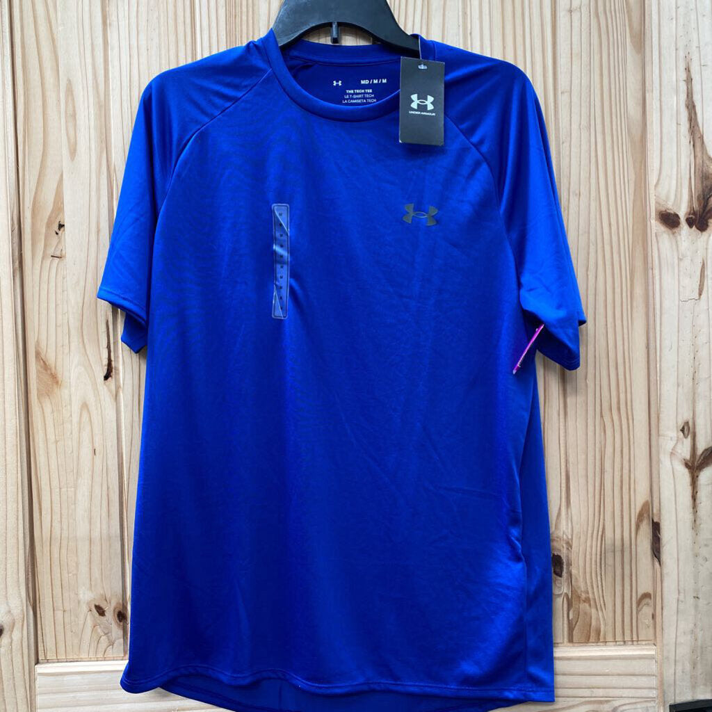 MENS UNDER ARMOUR ROYAL BLUE SHIRT M NWT