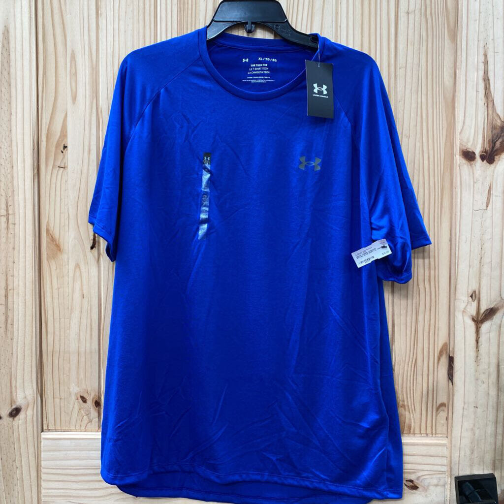 MENS UNDER ARMOUR ROYAL BLUE SHIRT XL NWT