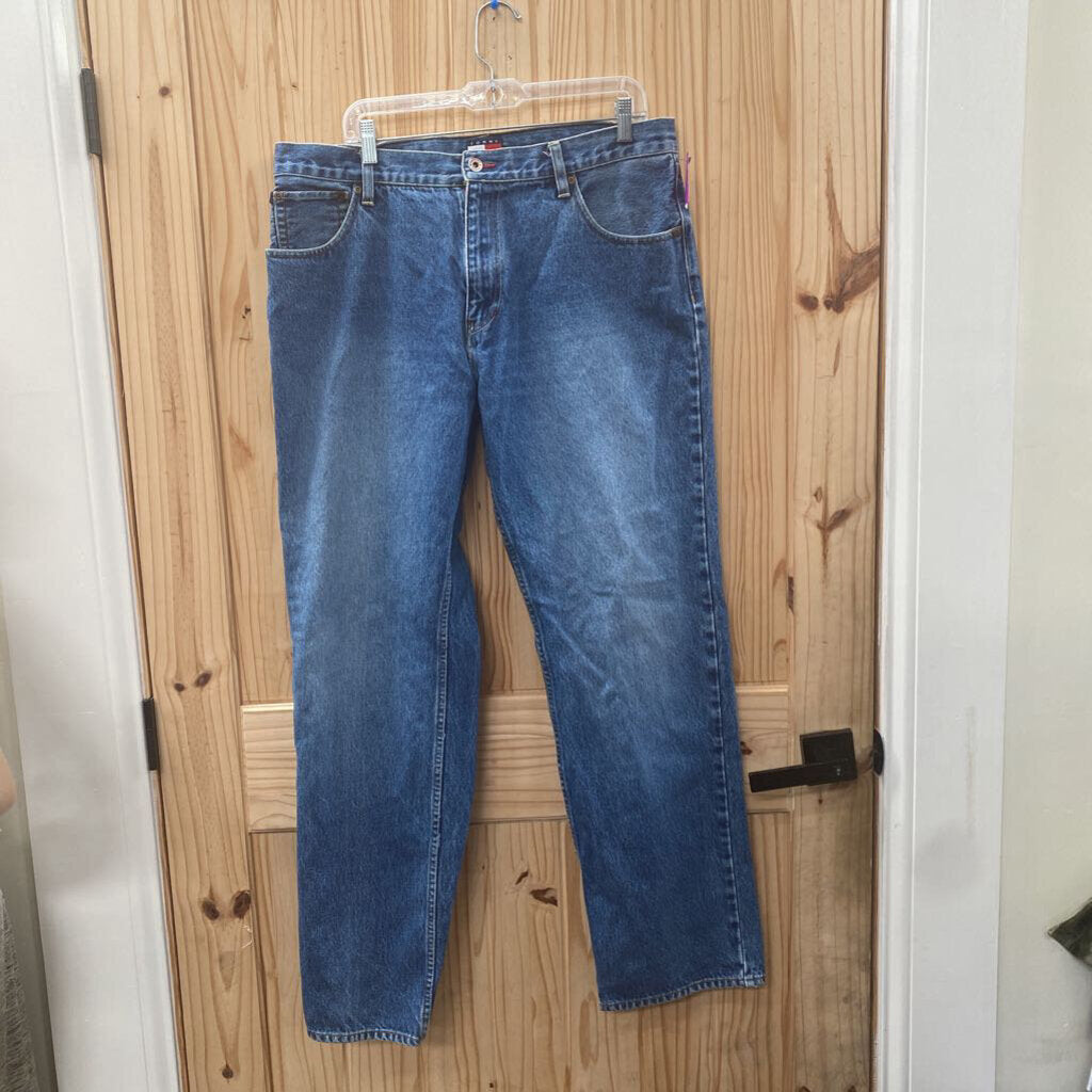 MENS TOMMY HILFIGER VINTAGE DENIM JEANS 36X34