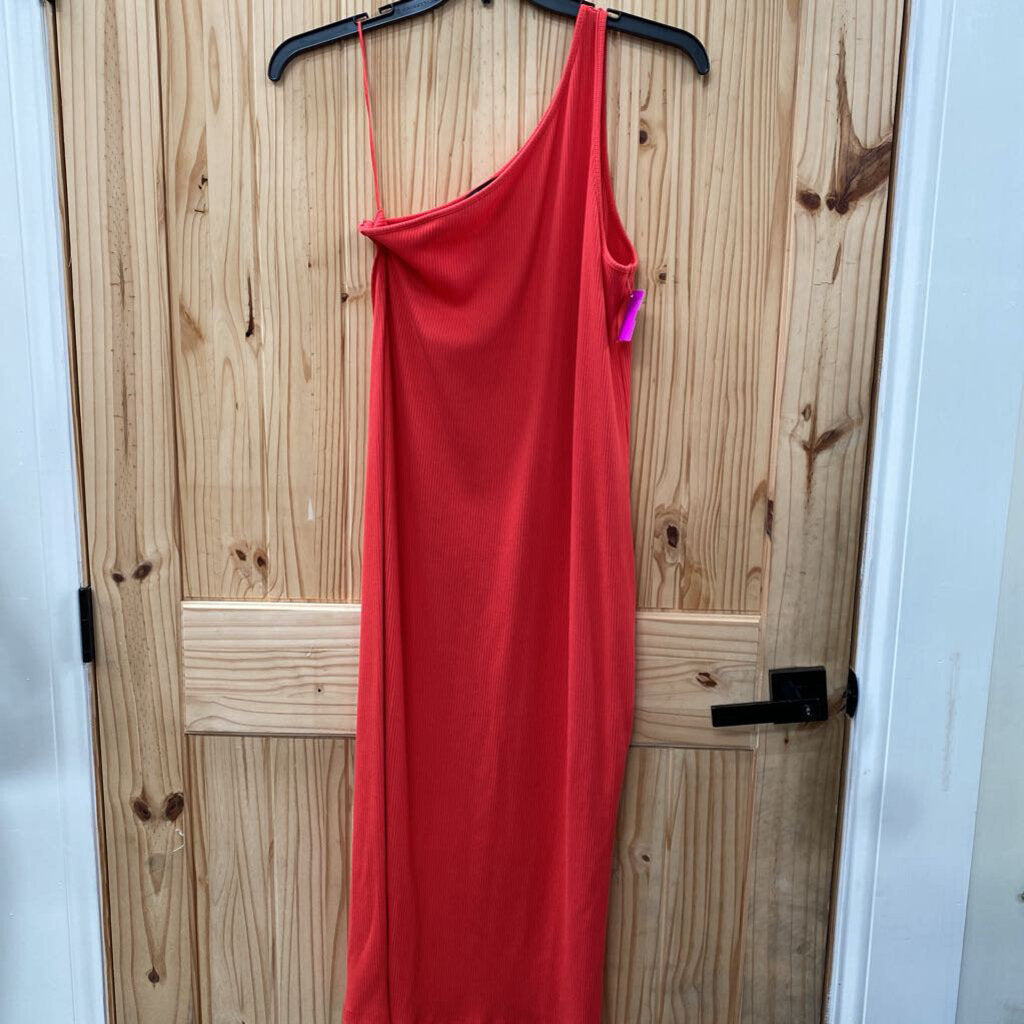 WOMENS BANANA REPUBLIC CORAL DRESS L
