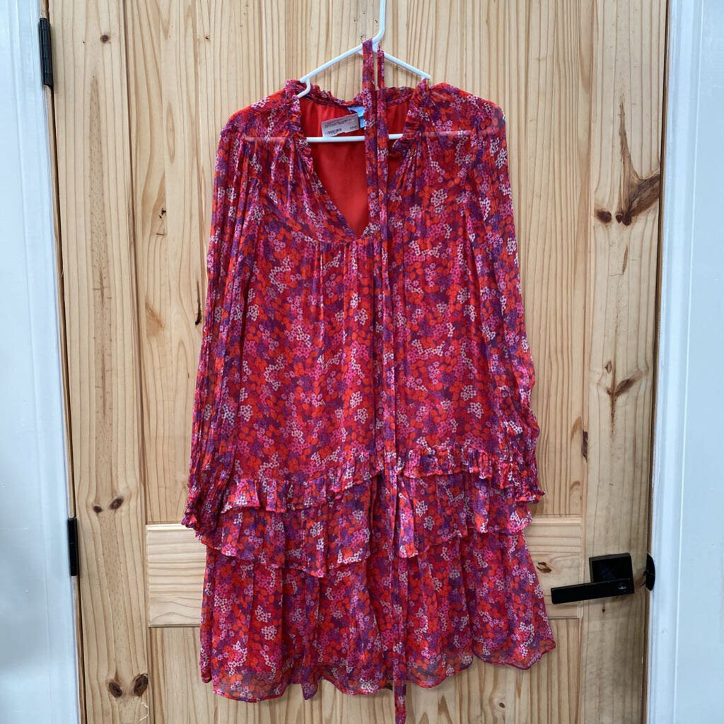 WOMENS RAPER JAMES DK PINK FLORAL DRESS S