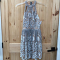 WOMENS JODI KRISTOPHER CASUAL SL DRESS DK GREY/MAUVE 9
