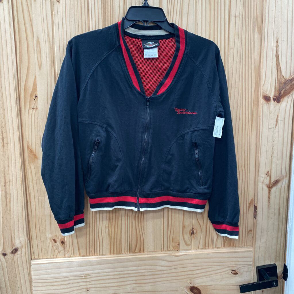 WOMENS HARLEY DAVIDSON JACKET RED/WHITE/BLK S