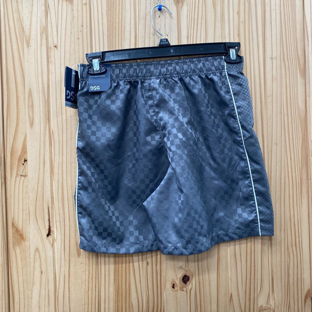 BOYS DSG SHORTS GREY/WHITE XL 18 NWT