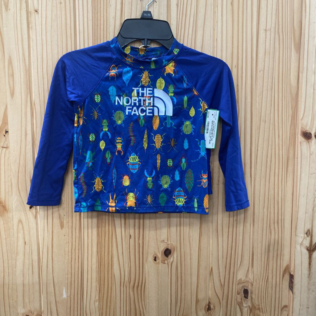 BOYS THE NORTH FACE 2PC SET BLUE W/BUGS 3T