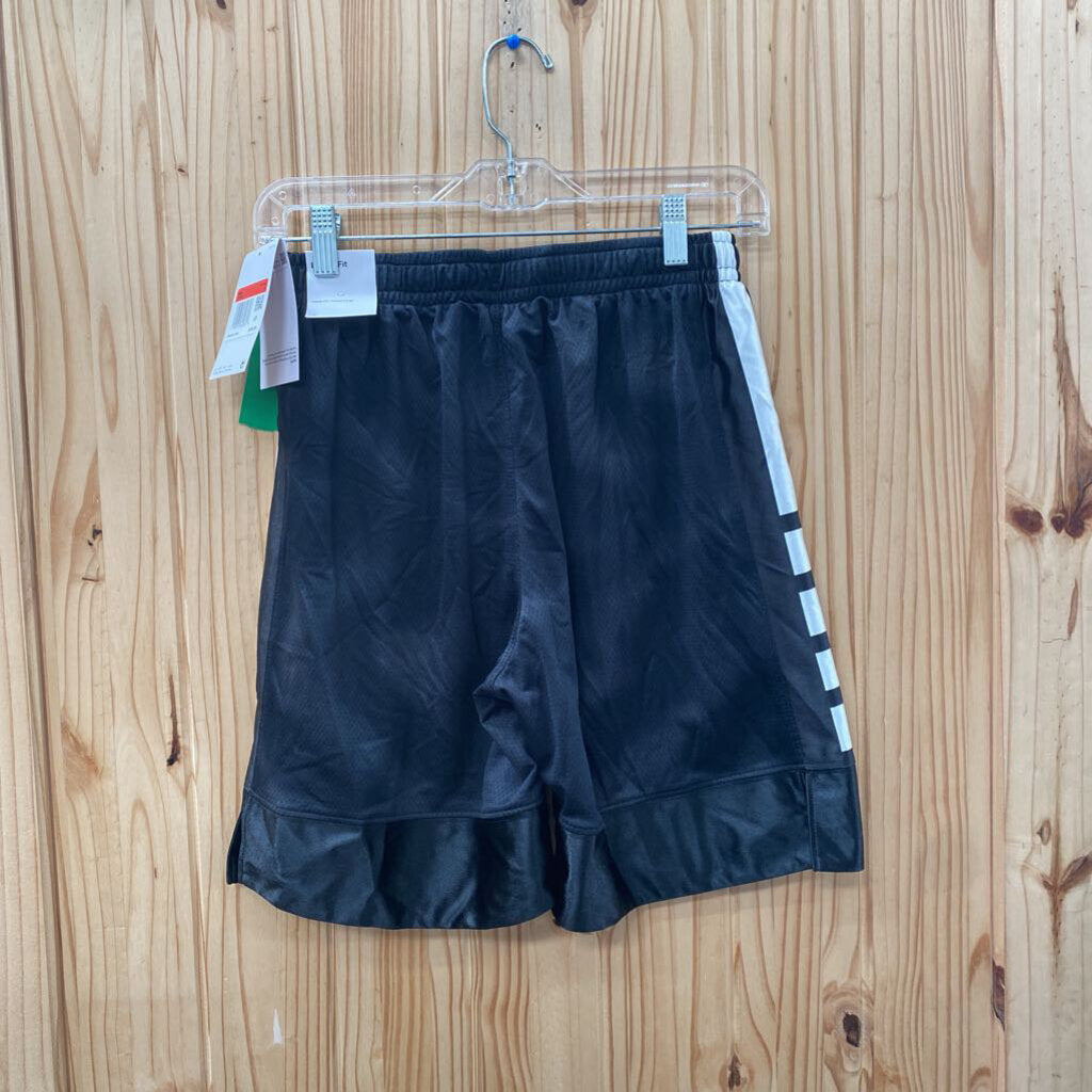 BOYS NIKE SHORTS BLK/WHITE L 12 NWT