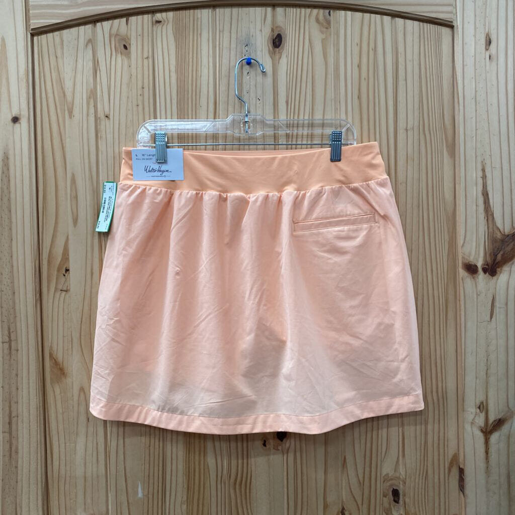 WOMENS WALTER HAGEN PEACH SKORT L NWT