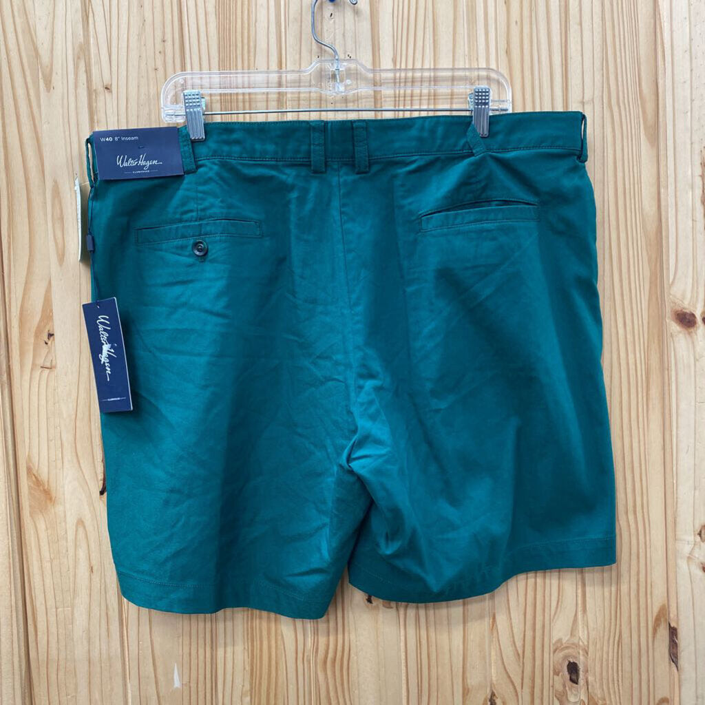 MENS WALTER HAGEN DK GREEN SHORTS 40 NWT