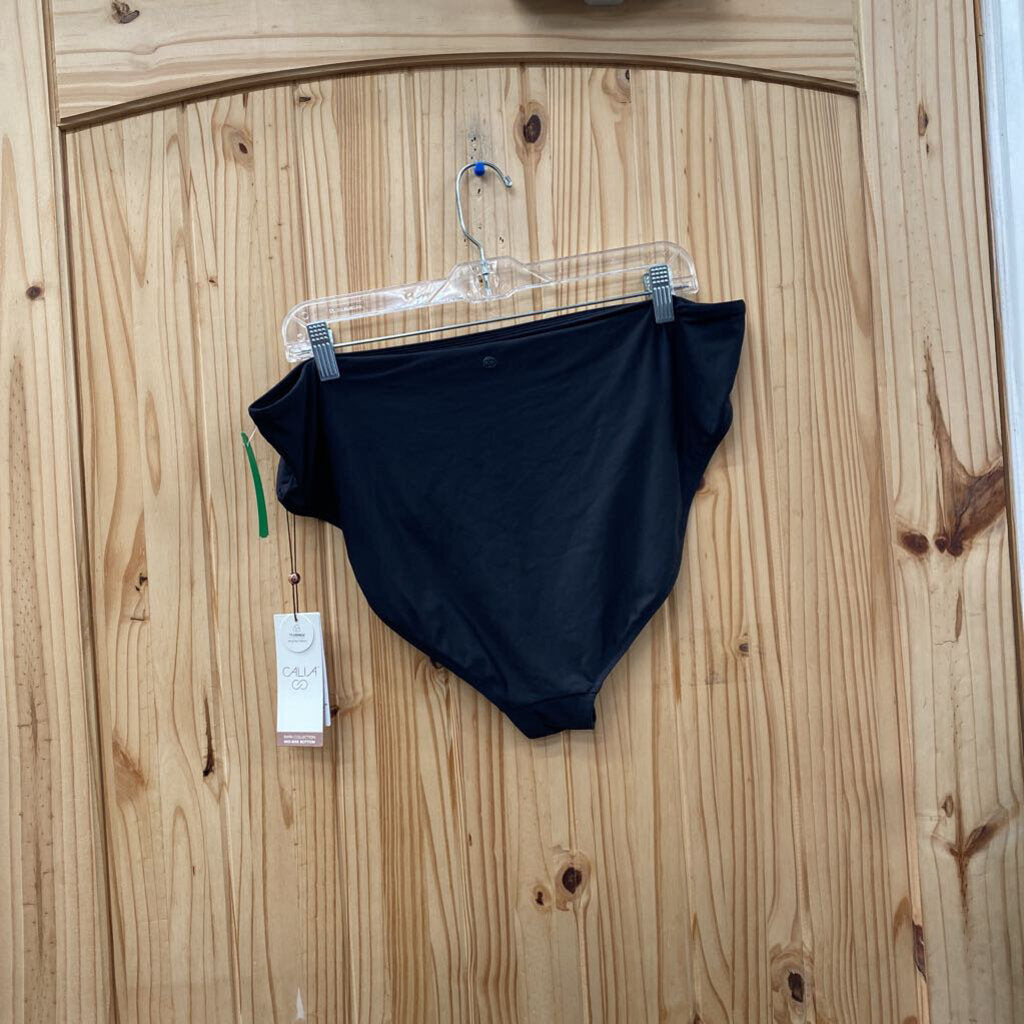 WOMENS CALIA BLK SWIM BOTTOMS XXL NWT