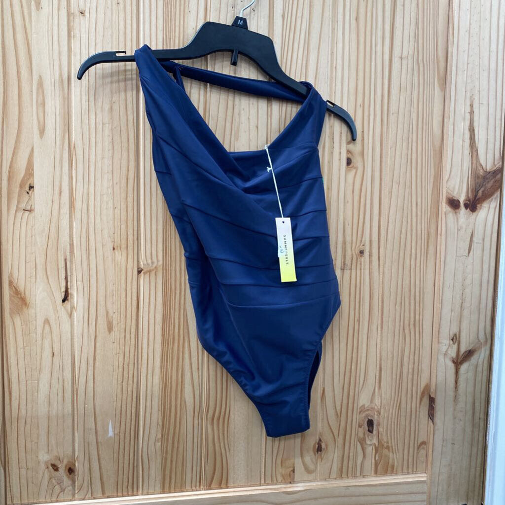 WOMENS SUMMERSALT NAVY BLUE SWIMSUIT 4 NWT