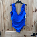 WOMENS SUMMERSALT POOLSIDE BLUE SWIMSUIT 12 NWT
