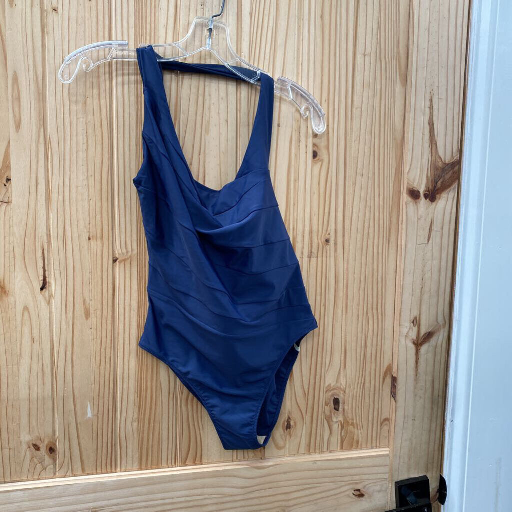 WOMENS SUMMERSALT NAVY BLUE SWIMSUIT 6 NWT