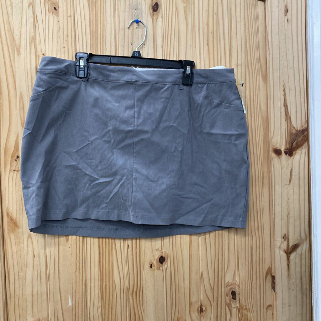 WOMENS WILD FABLE GREY CASUAL SKIRT XXL NWT