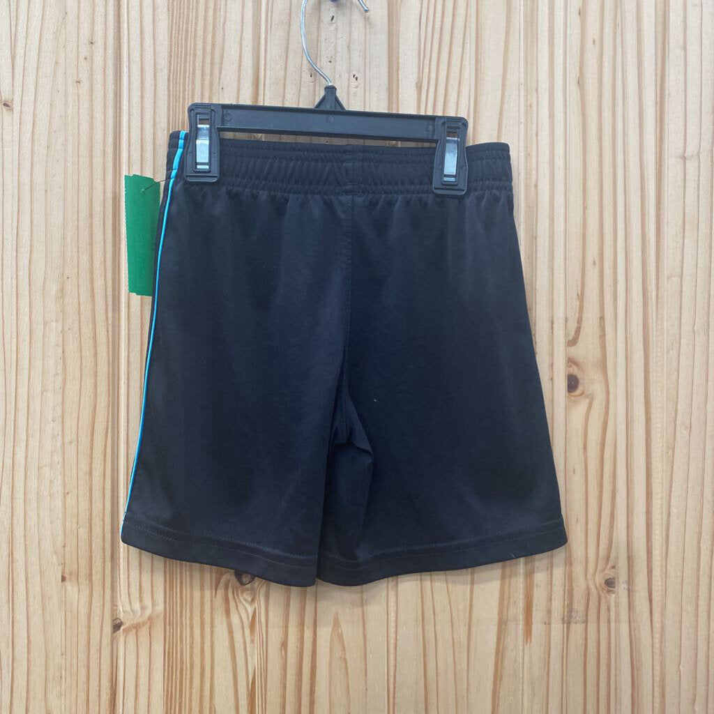 BOYS UNDER ARMOUR SHORTS SKY BLUE/BLK 4