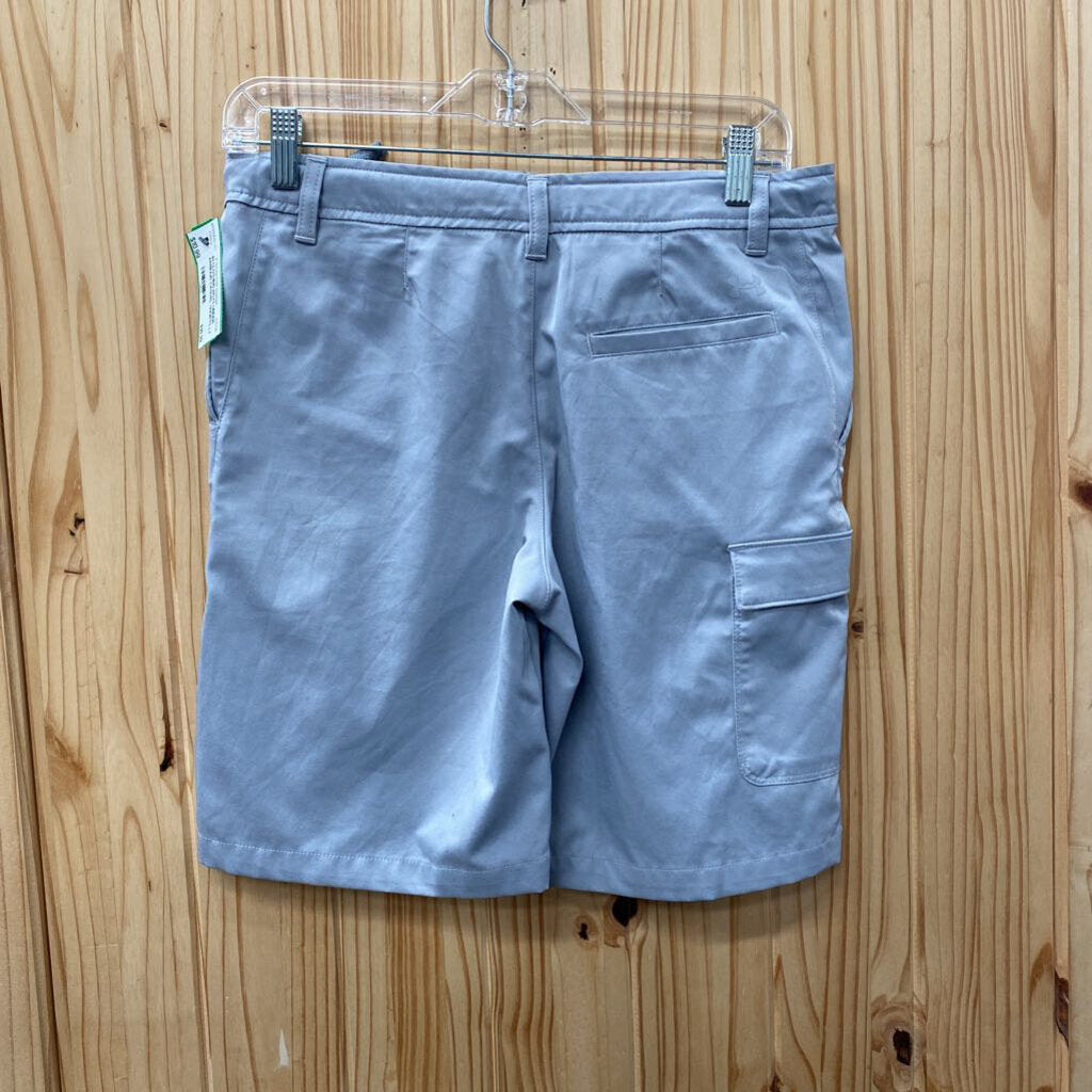 BOYS UNDER ARMOUR CASUAL SHORTS LT GREY YLG 12