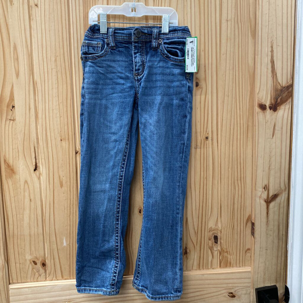 BOYS BKE DENIM CONNER BOOTCUT JEANS 6 REGULAR