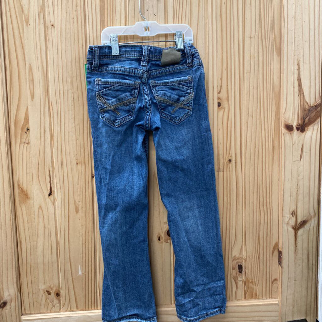 BOYS BKE DENIM CONNER BOOTCUT JEANS 6 REGULAR