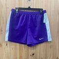 WOMENS NIKE SHORTS PURPLE/WHITE M