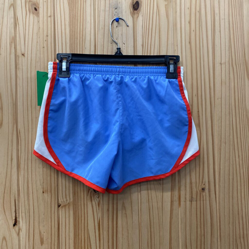 GIRLS NIKE SHORTS PERWRINKLE/RED M 10