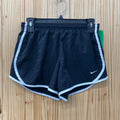 GIRLS NIKE SHORTS BLK/WHITE L 12