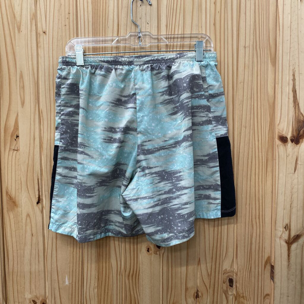 MENS NIKE SHORTS AQUA/GREY L