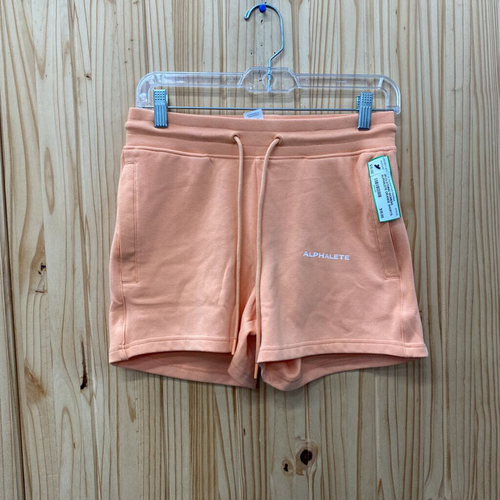 WOMENS ALPHALETE ORANGE SHORTS S NWTW