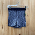 WOMENS NIKE GREY/BLK BIKER SHORTS XS