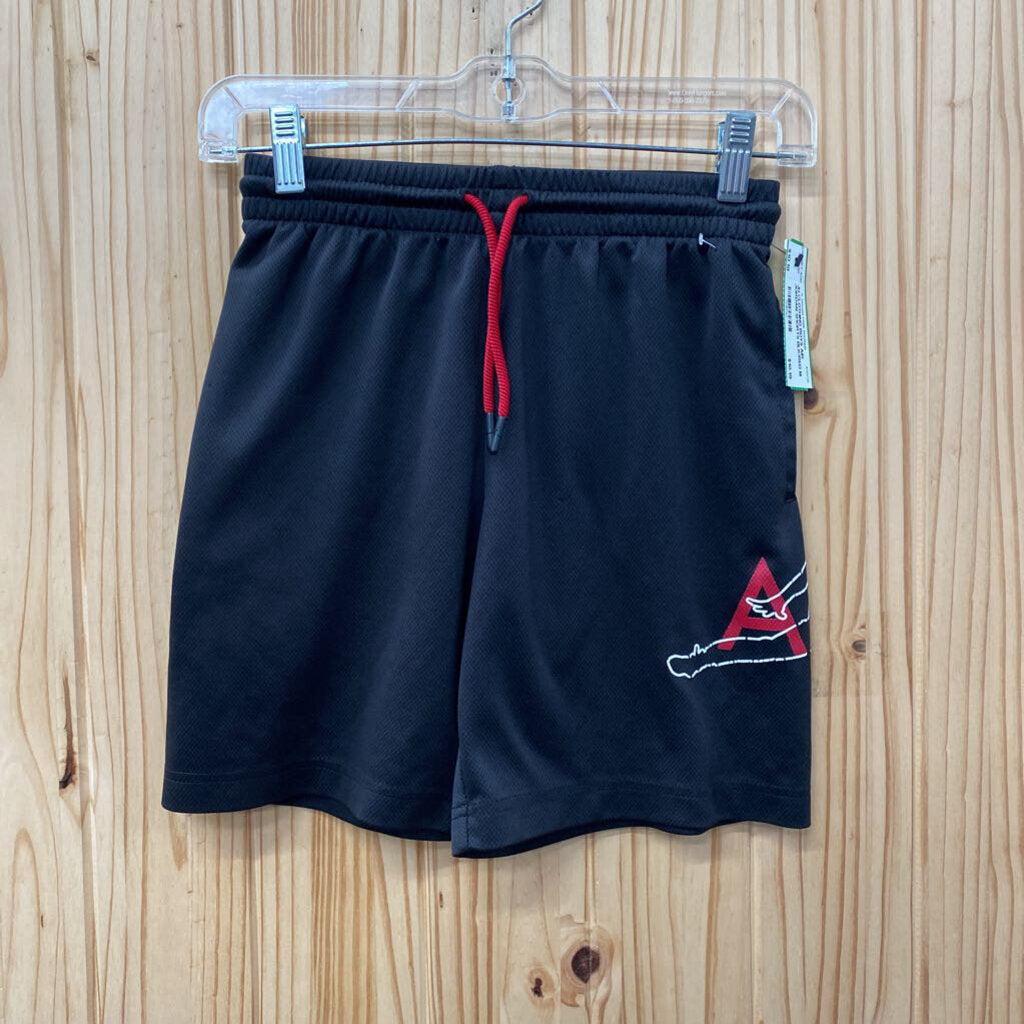 BOYS AIR JORDAN SHORTS BLK/RED M 10/12