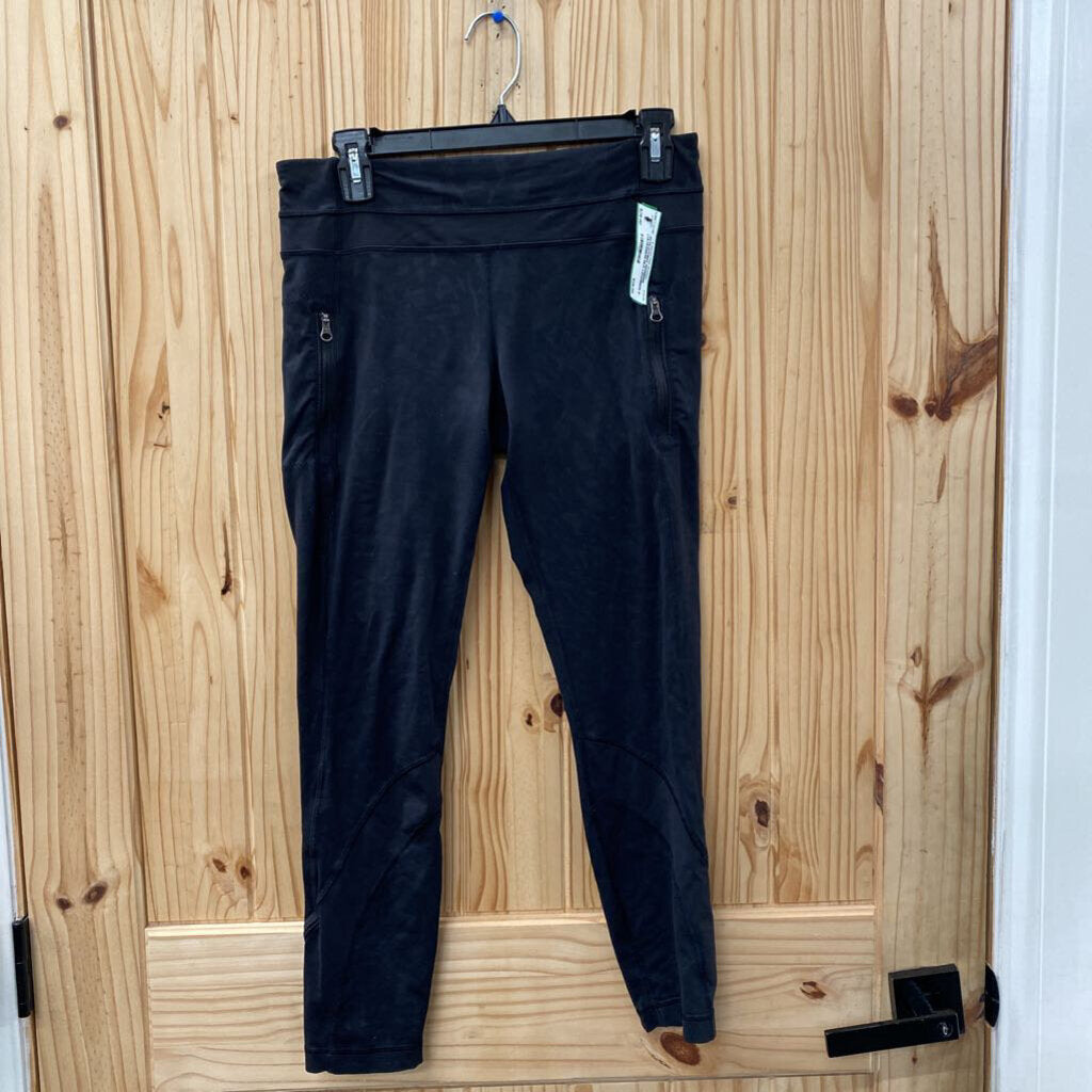 WOMENS LULULEMON BLK LEGGINGS 8