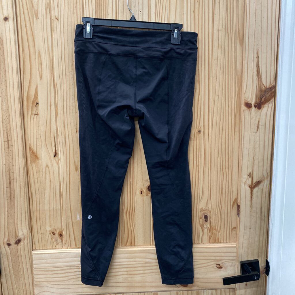 WOMENS LULULEMON BLK LEGGINGS 8