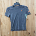 BOYS ABERCROMBIE KIDS GREY/ORANGE SHIRT 7/8