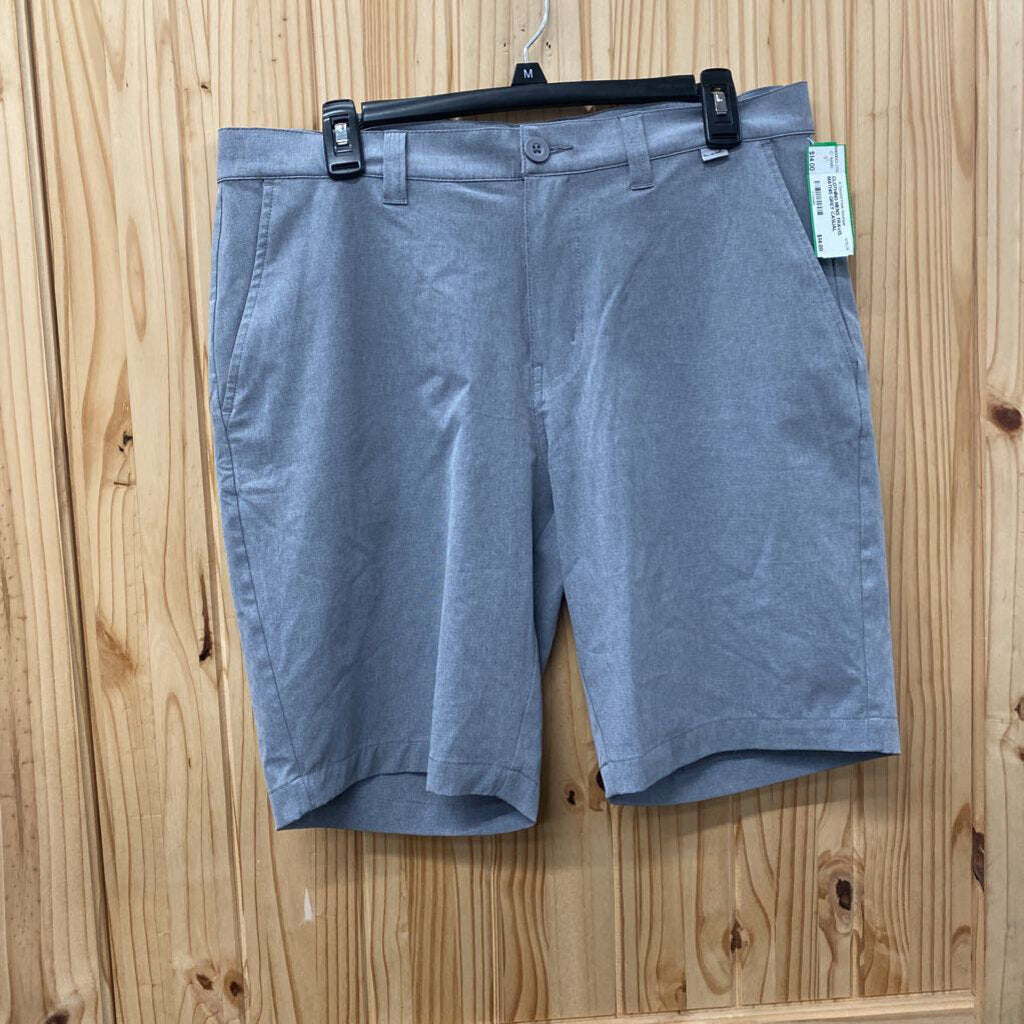 MENS TRAVIS MATHIS GREY CASUAL SHORTS 33