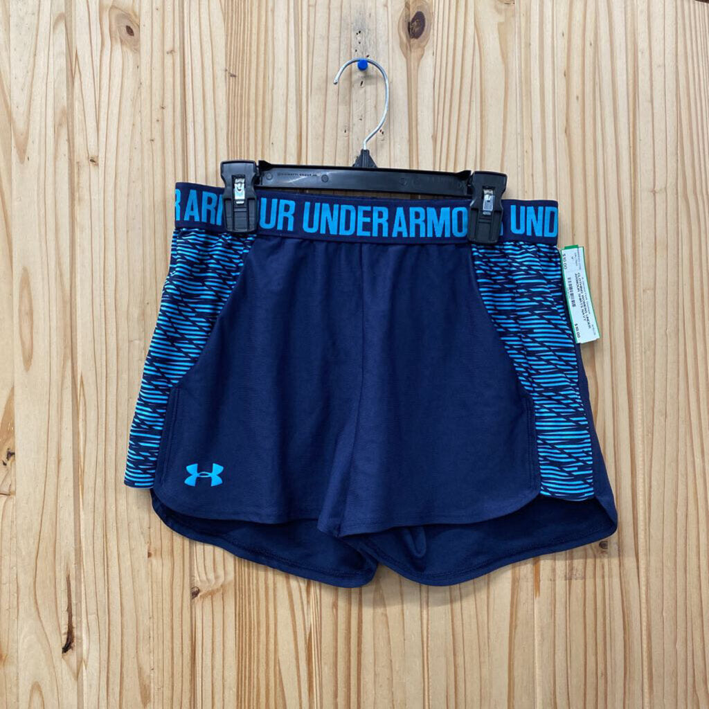 WOMENS UNDER ARMOUR SHIRTS NAVY BLUE/SKY BLUE S