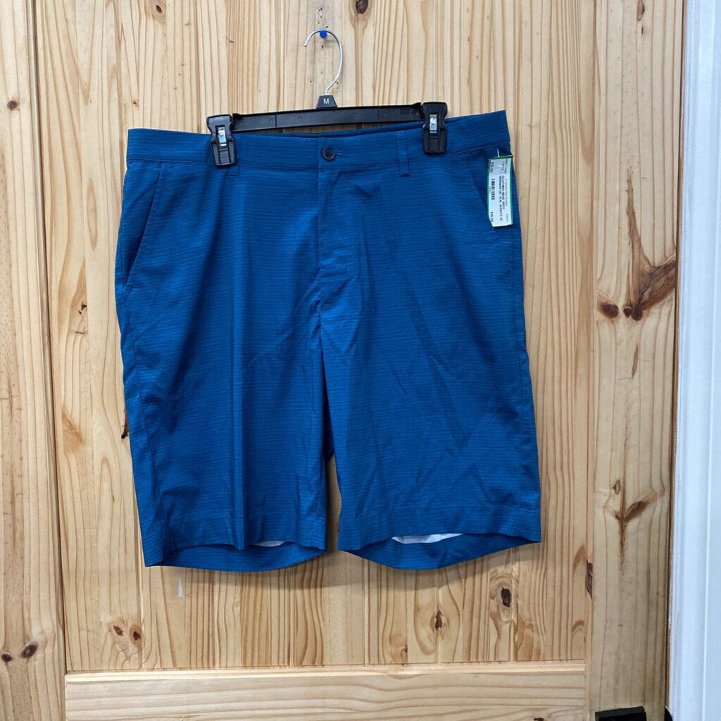 MENS GREG NORMAN DK TEAL SHORTS 36